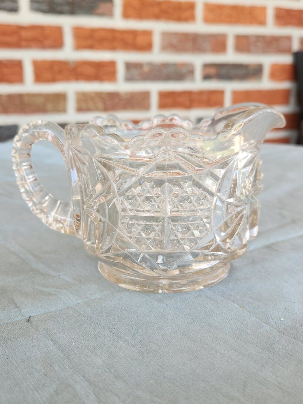 Vintage Star of David Creamer by New Martinsville